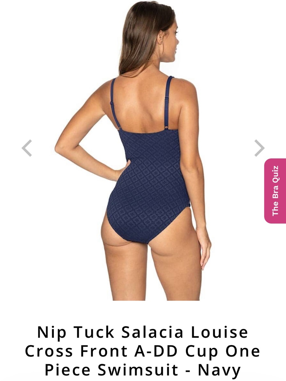 Nip Tuck Louise Cross Front One Piece Swimsuit - Picture 9 of 10